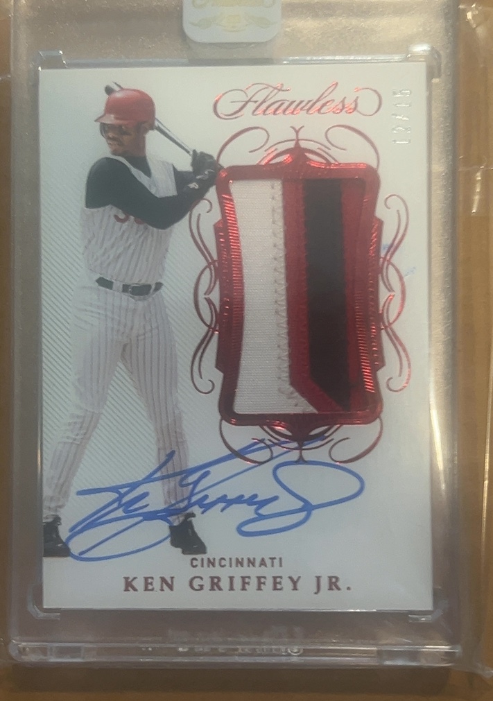 2020 Flawless Ken Griffey Jr. 12/15 Auto Patch #PA-KG